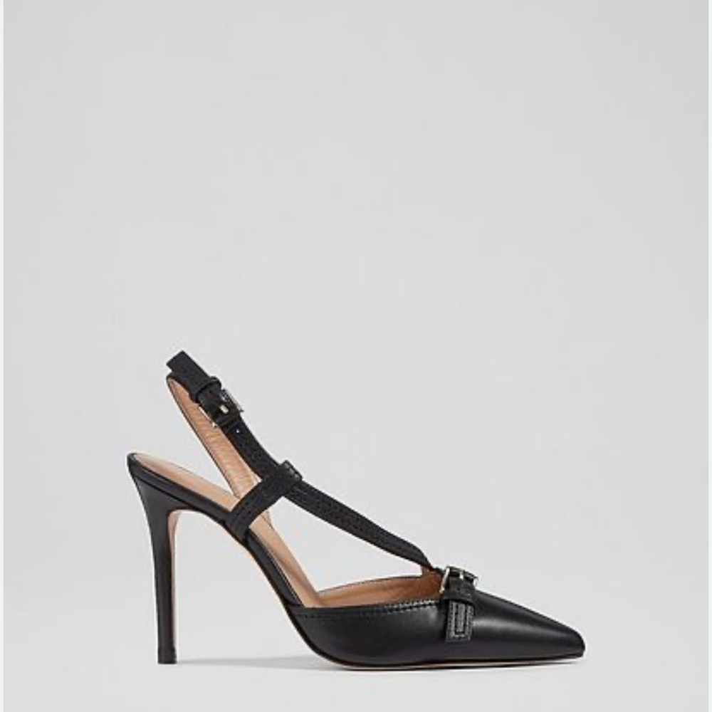 LK Bennett Black Strappy Heels- Brand new in box. Bought too big